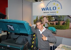 Lennart Lodder van WALO hygiëne & reinigingssystemen