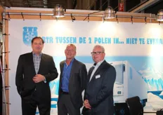 Peter van der Tholen, Peter Tupken en Frans de Graaff van RTR Holland.