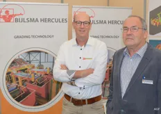 John Maljaars en Peter van de Kerkhof van Bijlsma Hercules. Dit bedrijf levert complete sorteerprojecten voor aardappelen en uien.