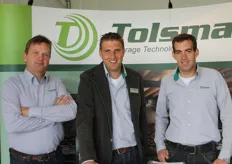Samen met het team van Tolsma Storage Technology met vlnr: Ruud Maat, Arjan van Hassel en Pieter van Damme.