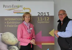 "Paulien Hoftijzer en Anne Mast van Potato Europe 2013, volgend jaar staat in het teken van: "the next level". Ze willen de nadruk leggen op het internationale aspect en ook de sociale media erbij gaan betrekken."
