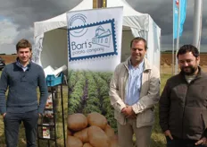 Thoma Leterme, Bart Lamaire en Javier Fernandez van Bart's potato company.