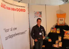 Daniel Bouwmeester van Aardappelgroothandel en transportbedrijf Jac van den Oord.
