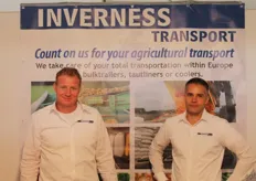 Richard van den Dolder en Nico Boonstra van Inverness Transport.