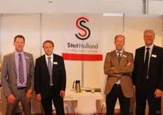 Het team van Stet Holland met vlnr: Jelmer Elzinga, Henk Feddes, Jacques Vergoesen en Peter Ton.