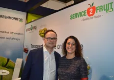 Maurice Peeters van Scherpenhuizen BV en Silvia Janssen-Voorbij van Service2 Fruit.