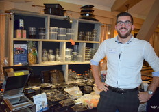 Roel Beens van Driepak Verpakkingen heeft talloze verpakkingsmogelijkheden meegenomen.