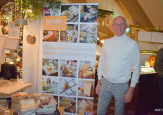 Ger Dijkersloot van Gédé verpakking zet volop in op milieuvriendelijke verpakkingen van R-PET en water- en sausdicht karton.