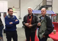 Jaap Jansen en Martin v/d Zwet van Vanka met zijn schoonvader