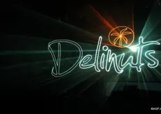 Het logo van Delinuts waar de show mee eindigde.