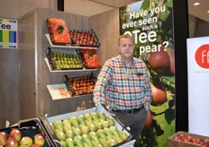 Filiep Callewaert van Fresh Fruit Service. De populariteit van de QTee-peer neemt nog elk jaar toe. 