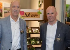 Piet van Vugt en Thomas Bahlman van Vugt Kruiden. Specialist in verse kruiden, eetbare bloemen en baby leafs. In 2019 is er 23 % minder plastic gebruikt. Ook in 2020 focus op nieuwe verpakkingen in het kader van plasticreductie.
