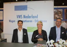 Frans Clerkx, mw. Kipp en dhr. van der Vegt van VWS Nederland.