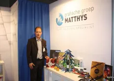 Bart Lauwaert van de Grafische Groep Matthys. Zij waren onderdeel van de Innovation Track.