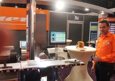 Mischa Schmitz van Espera demonsteerde de werking van het Espera Vision Systeem.