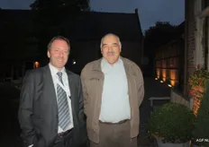 Filip Fontaine (Algemeen Directeur van Coöbra) en Leo Baestaens (voorzitter Mechelse Veilingen)