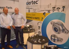 Frans en Mark Noest van Dertec. RVS lagers en onderdelen voor de machinebouwers.