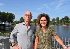 Organisatoren AGF Trendcafé  Maurice Wubben en Wilma van den Oever (GroentenFruit Huis)