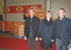 Het verkoopteam van Lejeune: Beny Vanderborght, Mien Verschelde en Luc Desees