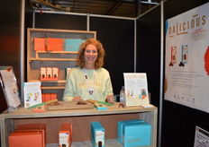 Murël Schueler debuteerde met haar Dalicious dadelrepen op de beurs.