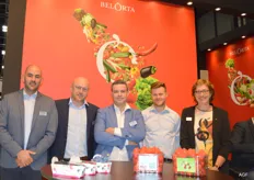 Bel’Orta voor het eerst op Fruit Attraction met een eigen stand. Dit zou wel eens een lange traditie kunnen worden. De ervaringen zijn positief. Jeroen Vlayen, Jo Lambrechts, Philippe Appeltants, Glenn Sebrechts en Sebine Devreese.