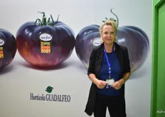 Ellen van Kester van Horticola Guadalfeo, gespecialiseerd in specialty-tomaten en Chinese kool. De afzet is steeds meer gericht op de lokale, Spaanse markt.