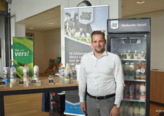 Gert-Jan Schipper van Hoeksche Zuivel. De zuivelleverancier uit de Hoeksche Waard ging 'terug naar de smaak van vroeger', belevert nu al supermarkten, speciaalzaken en kijkt deze week of het ook de slag naar horeca en hotels kan maken
