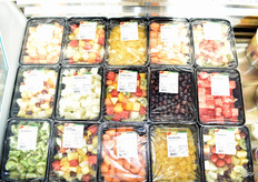 Assortiment gesneden fruit