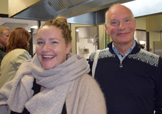 Vader Gijs met dochter Christine van den Hoeff