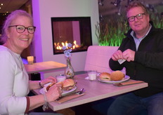 Tussendoor was er ook even tijd voor een hapje eten voor de BPF-ers Gillam en Simone Koot van EETidee Koot uit Den Haag