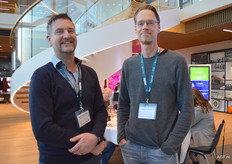Harold Schuurmans (Westland Mushrooms) en Hans van Westen (MJ Pronk)