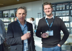 Hans Blaak en voormalig AGF-collega Arie Gunter van VAM Watertech