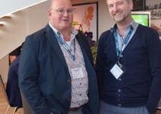 Noud Spetgens van Nesco en Harold Schuurmans van Westland Mushrooms