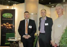 De mannen van Potato Masters (Ruris Groep). V.l.n.r: Gino Vantieghem (CEO Ruris Group), Arjan van den Berg en Emmanuel Mariage (Potato Masters Picardie, Frankrijk).