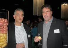 Ronald Van der Meijden (Mccain Belgium) en Gerard Bos (Tolsma)