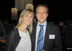 David Vandermeersch (Cargill) met zijn vrouw