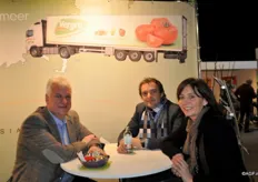 Leveranciers in gesprek met Curd Vanmarcke van Vergro, één van de grootste exportbedrijven van België