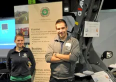 Ellen Vos en Ronald Euben vertegenwoordigden de Groene Kring, een vereniging voor jonge land- en tuinbouwers in Vlaanderen