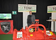 Jan van de Poel van het Belgische bedrijf Hatomec, verkoop en service van land- en tuinbouwmateriaal