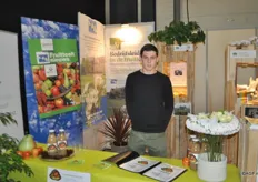 Brian Jacquemyn, scholier aan de SOLV, vertegenwoordigde de Scholengroep Onze Lieve Vrouw Tuinbouwschool