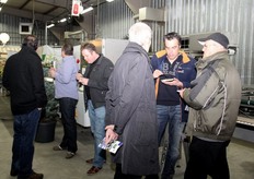 Meneer Lenders van Plantenkwekerij Lenders en de familie Keijzers