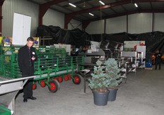 Een beetje kerstsfeer erbij.