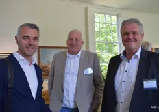 Lennart van den Heuvel (Olympic Fruit) met Ben de Groot en Andries van den Bogert (de Groot fresh group)