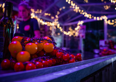 Tasty Tom tomaten hadden een rijdende mini-kas meegebracht