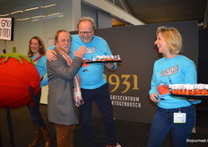 Rond de opening vroeg de actiegroep 'Mijn eten mijn Keuze' aandacht voor de actie 'No GMO in my food!'.