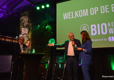 De opening met Michaël Wilde en demissionair minister Piet Adema.