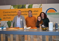 Bij Laarakker Bio: Ad Lievense, Bas Bouma, Kristel Ermers en Desiree Rietbroek.