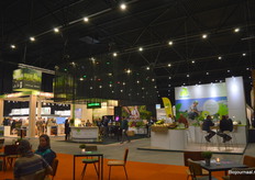 Dit zag je bij binnenkomst van de grote hal.