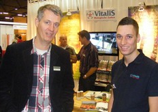 Maarten Vrensen en Auke Velema van Vitalis Biologische Zaden.