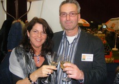 Dirian Boekhout toast met Jan Groen van Green Organics.
